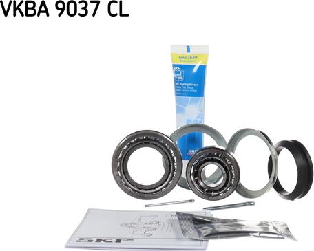 SKF VKBA 9037 CL - Kit de roulements de roue cwaw.fr