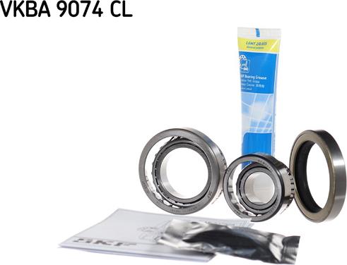 SKF VKBA 9074 CL - Kit de roulements de roue cwaw.fr