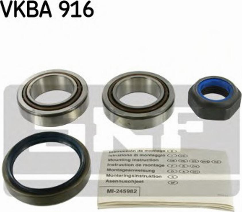 SKF VKBA 916 - Kit de roulements de roue cwaw.fr