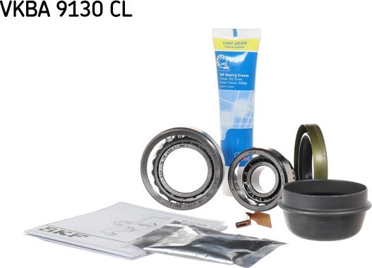 SKF VKBA 9130 CL - Kit de roulements de roue cwaw.fr