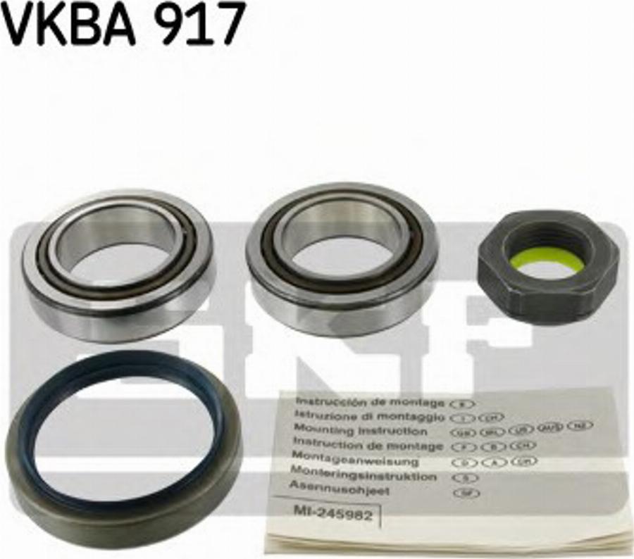 SKF VKBA917 - Kit de roulements de roue cwaw.fr