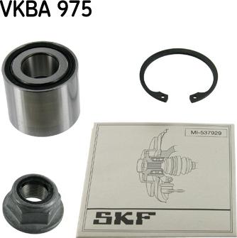 SKF VKBA 975 - Kit de roulements de roue cwaw.fr