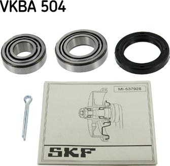 SKF VKBA 504 - Kit de roulements de roue cwaw.fr