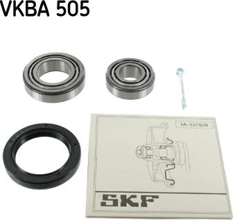 SKF VKBA 505 - Kit de roulements de roue cwaw.fr