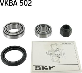 SKF VKBA 502 - Kit de roulements de roue cwaw.fr