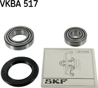 SKF VKBA 517 - Kit de roulements de roue cwaw.fr