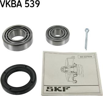 SKF VKBA 539 - Kit de roulements de roue cwaw.fr