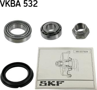 SKF VKBA 532 - Kit de roulements de roue cwaw.fr