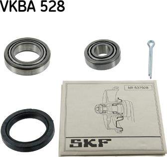 SKF VKBA 528 - Kit de roulements de roue cwaw.fr