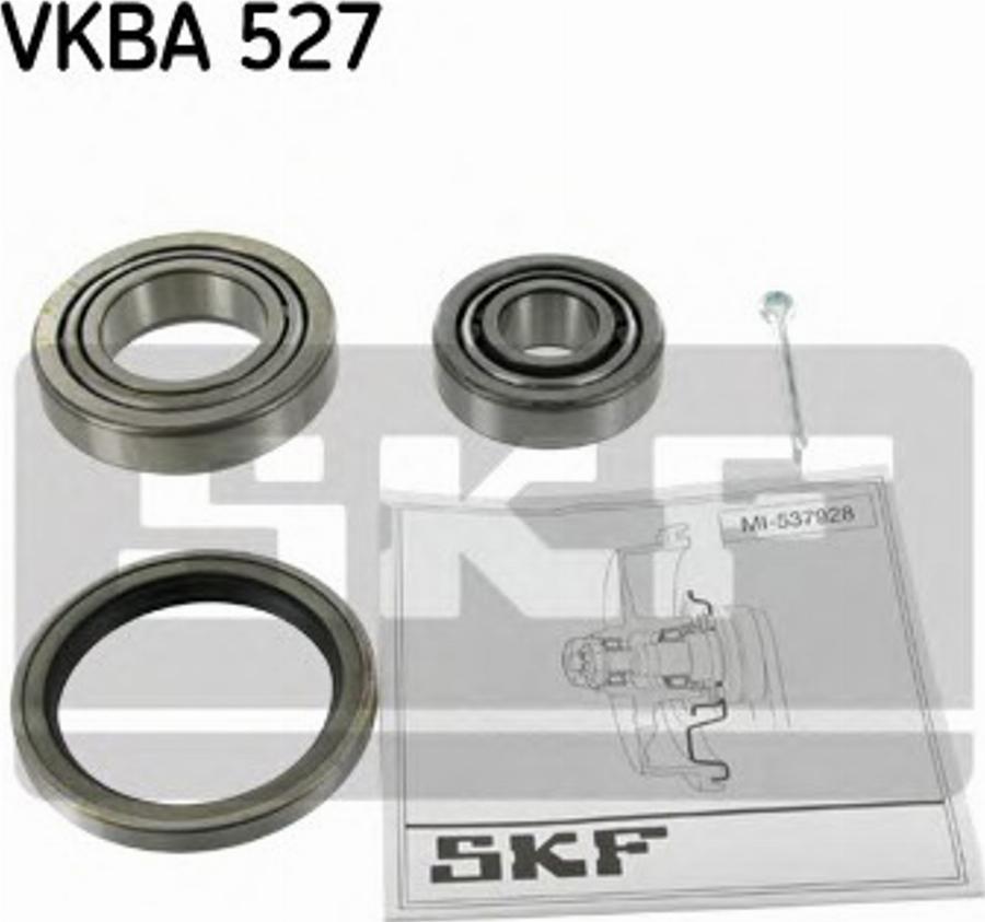 SKF VKBA 527 - Kit de roulements de roue cwaw.fr