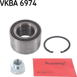 SKF VKBA 6974 - Kit de roulements de roue cwaw.fr