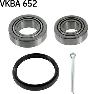 SKF VKBA 652 - Kit de roulements de roue cwaw.fr