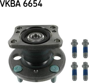 SKF VKBA 6654 - Kit de roulements de roue cwaw.fr