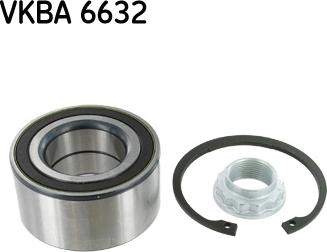 SKF VKBA 6632 - Kit de roulements de roue cwaw.fr