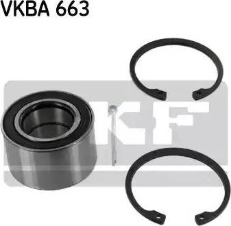 SKF VKBA 663 - Kit de roulements de roue cwaw.fr