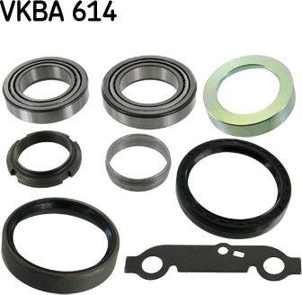 SKF VKBA 614 - Kit de roulements de roue cwaw.fr