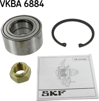 SKF VKBA 6884 - Kit de roulements de roue cwaw.fr