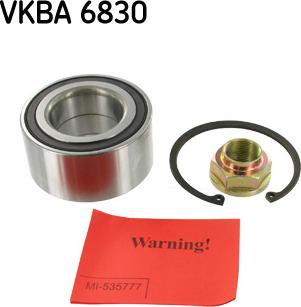 SKF VKBA 6830 - Kit de roulements de roue cwaw.fr