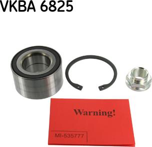 SKF VKBA 6825 - Kit de roulements de roue cwaw.fr