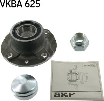 SKF VKBA 625 - Kit de roulements de roue cwaw.fr