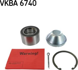 SKF VKBA 6740 - Kit de roulements de roue cwaw.fr