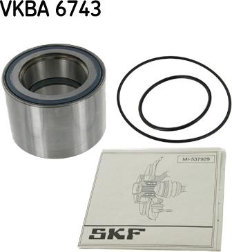 SKF VKBA 6743 - Kit de roulements de roue cwaw.fr