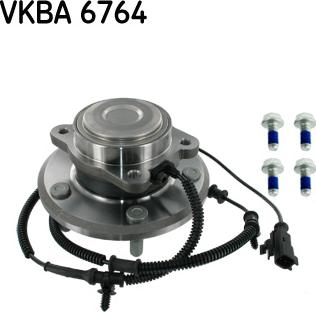 SKF VKBA 6764 - Kit de roulements de roue cwaw.fr