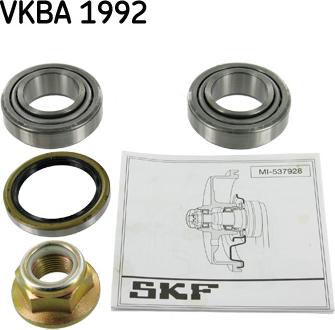 SKF VKBA 1992 - Kit de roulements de roue cwaw.fr