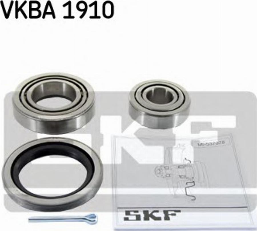 SKF VKBA 1910 - Kit de roulements de roue cwaw.fr