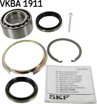 SKF VKBA 1911 - Kit de roulements de roue cwaw.fr