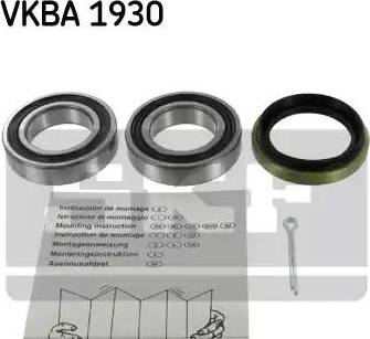 SKF VKBA 1930 - Kit de roulements de roue cwaw.fr