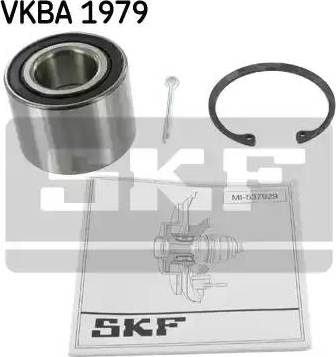 SKF VKBA 1979 - Kit de roulements de roue cwaw.fr