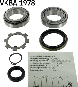 SKF VKBA 1978 - Kit de roulements de roue cwaw.fr