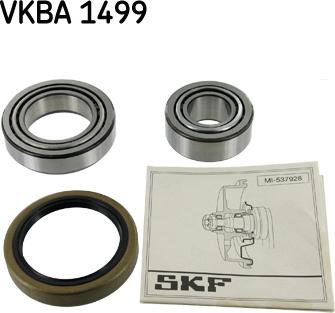 SKF VKBA 1499 - Kit de roulements de roue cwaw.fr