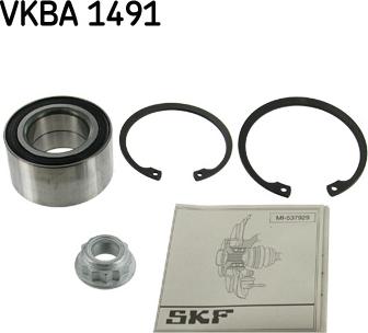 SKF VKBA 1491 - Kit de roulements de roue cwaw.fr