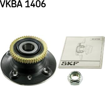 SKF VKBA 1406 - Kit de roulements de roue cwaw.fr