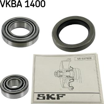 SKF VKBA 1400 - Kit de roulements de roue cwaw.fr