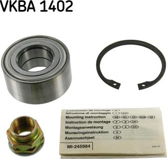 SKF VKBA 1402 - Kit de roulements de roue cwaw.fr