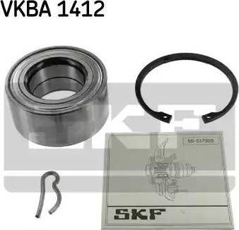 SKF VKBA 1412 - Kit de roulements de roue cwaw.fr