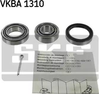 SKF VKBA 1310 - Kit de roulements de roue cwaw.fr