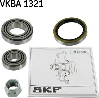 SKF VKBA 1321 - Kit de roulements de roue cwaw.fr