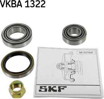 SKF VKBA 1322 - Kit de roulements de roue cwaw.fr