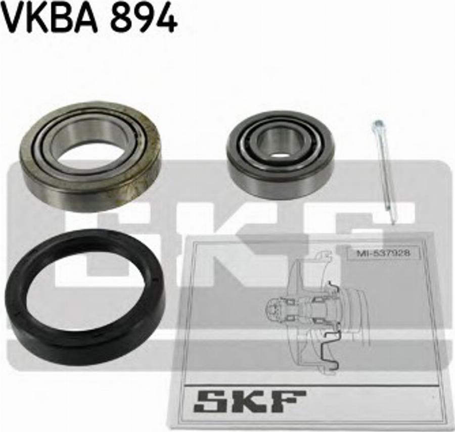 SKF VKBA 894 - Kit de roulements de roue cwaw.fr