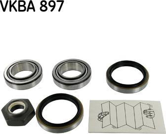 SKF VKBA 897 - Kit de roulements de roue cwaw.fr