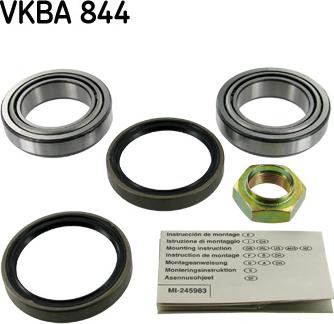 SKF VKBA 844 - Kit de roulements de roue cwaw.fr