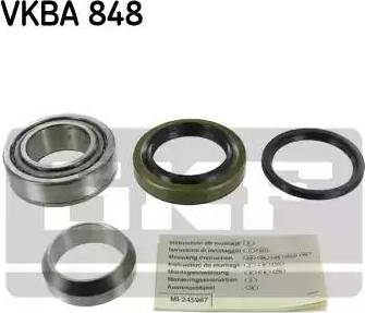 SKF VKBA 848 - Kit de roulements de roue cwaw.fr