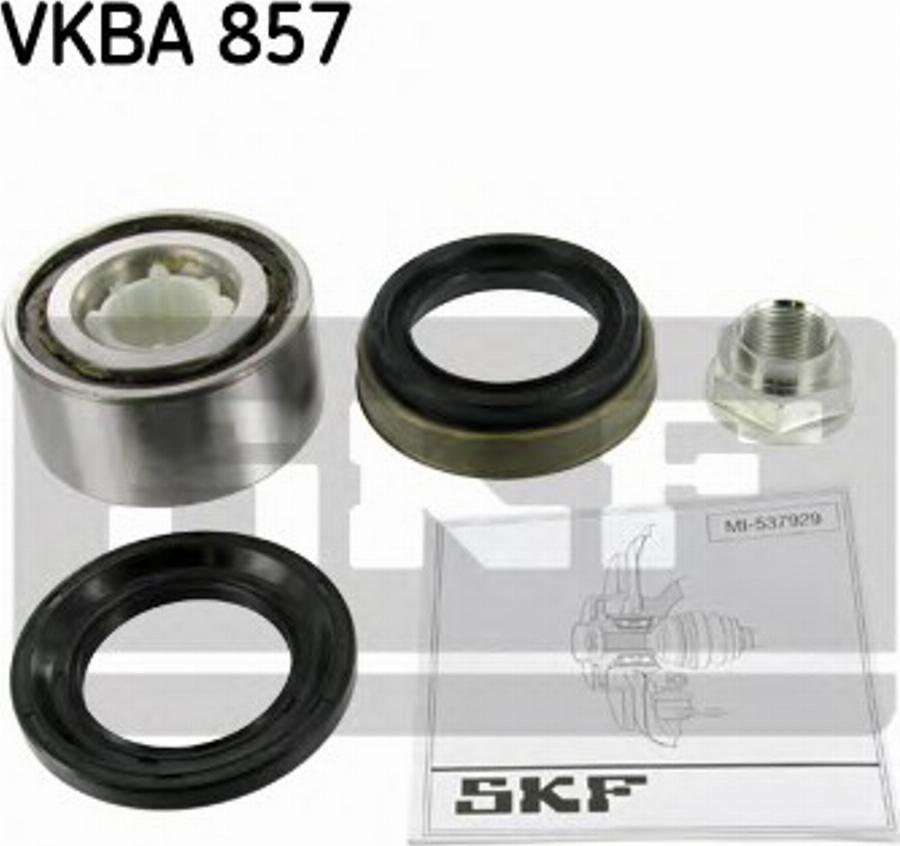 SKF VKBA 857 - Kit de roulements de roue cwaw.fr