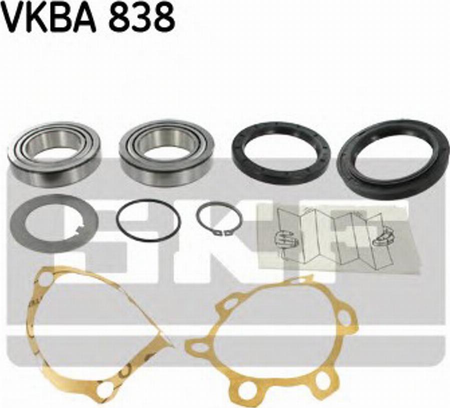 SKF VKBA 838 - Kit de roulements de roue cwaw.fr