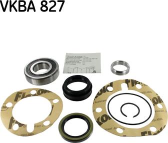 SKF VKBA 827 - Kit de roulements de roue cwaw.fr