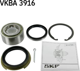 SKF VKBA 3916 - Kit de roulements de roue cwaw.fr